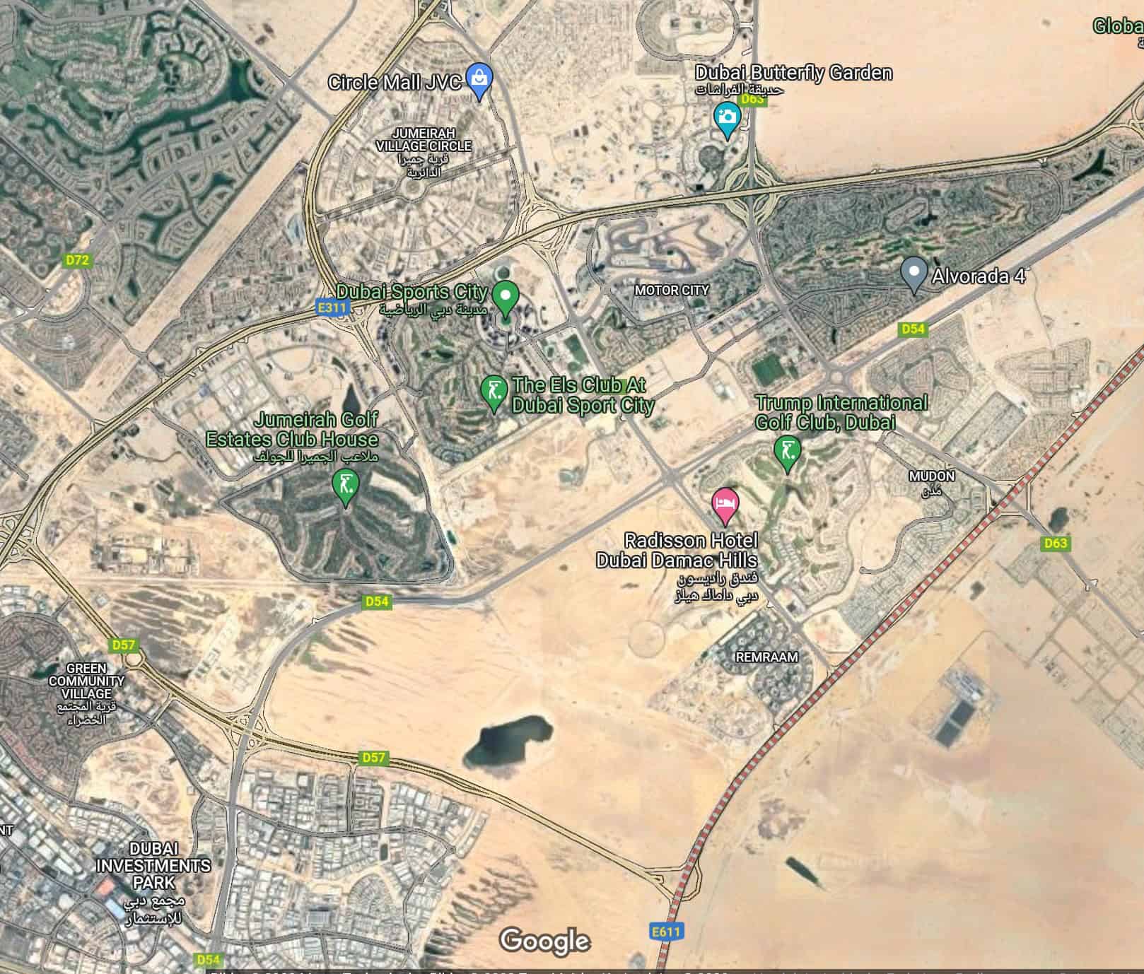 Dubai Land Canaletto Sky